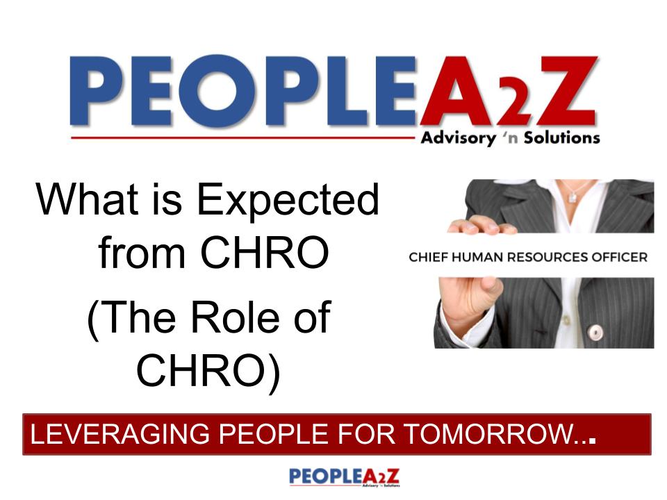 THE ROLE OF CHRO