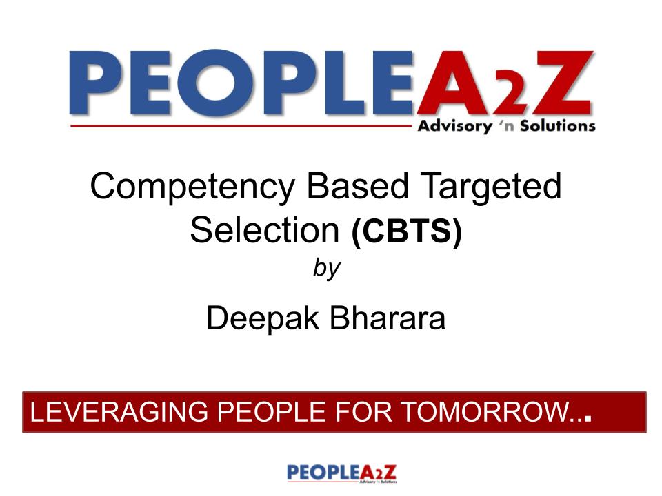 Compentency Based Targeted Selection