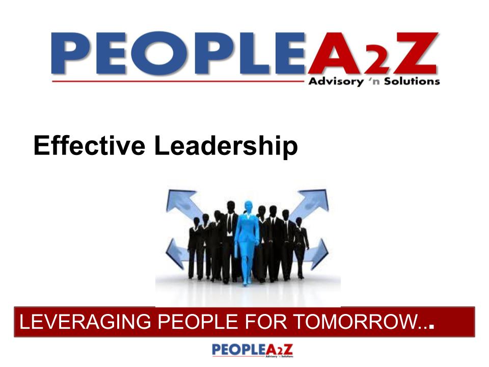 Effective Leadership