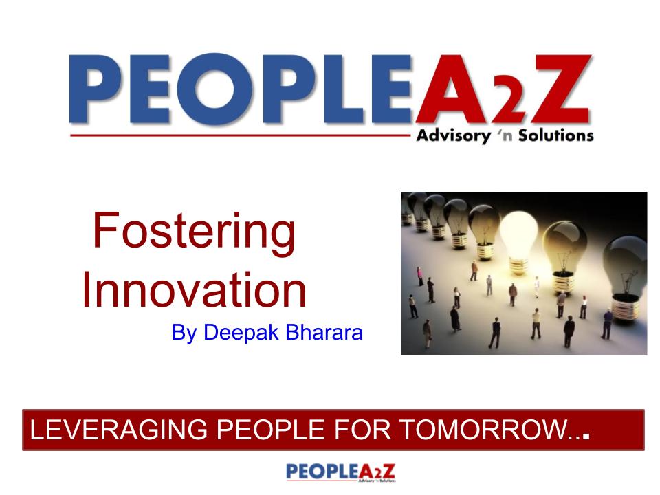 Fostering Innovation