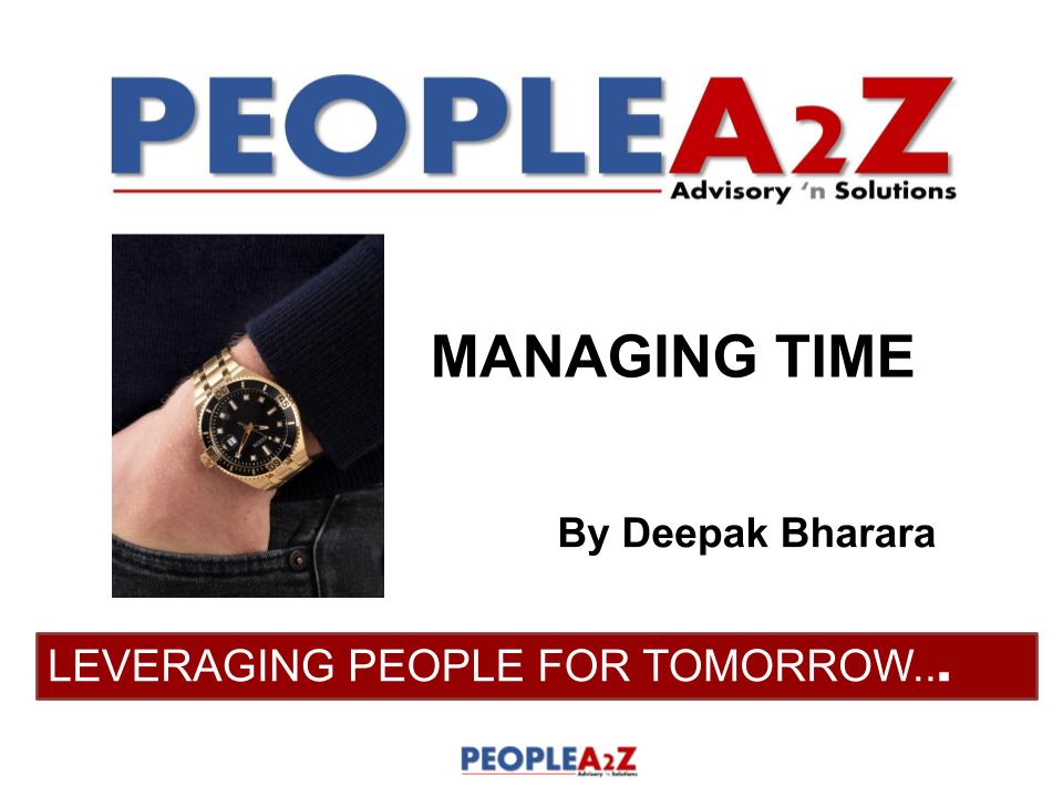 Managing Time
