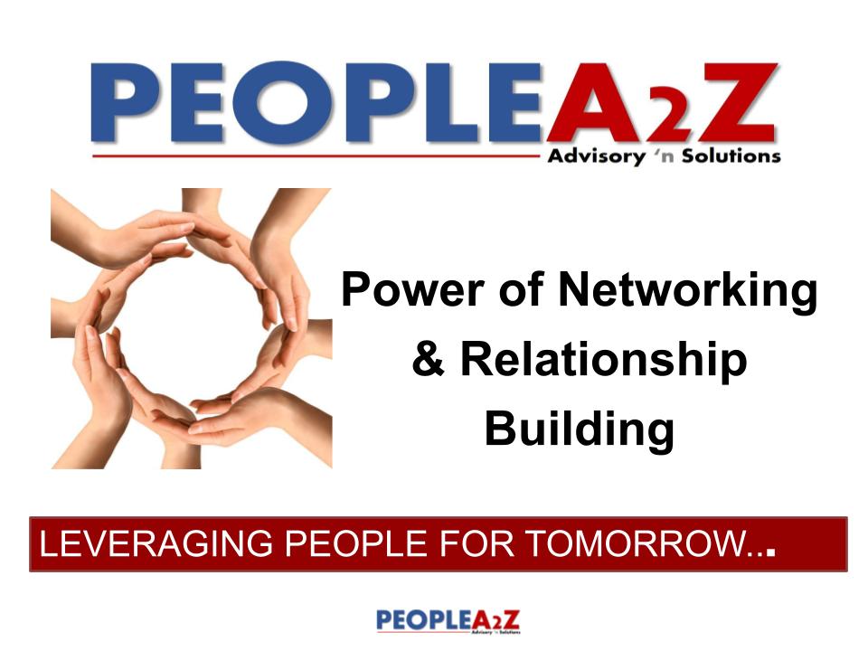 NETWORKING & RELATIONSHIP BUILDING