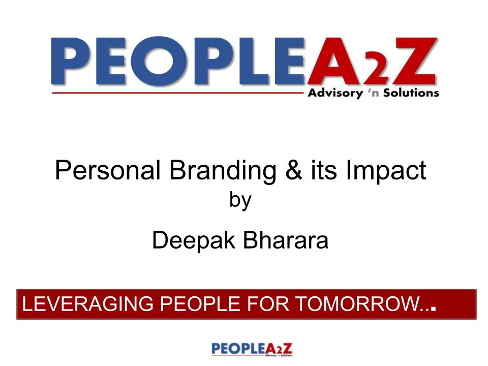PERSONAL BRANDING