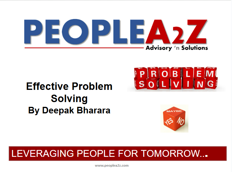 Effective Problem Solving#